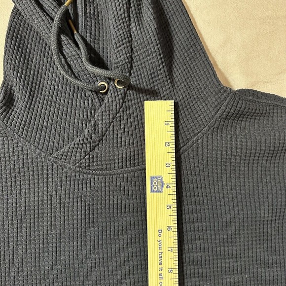 Carhartt Relaxed Fit Hoodie Women’s XL Pullover Navy Blue Waffle Knit - Picture 7 of 8